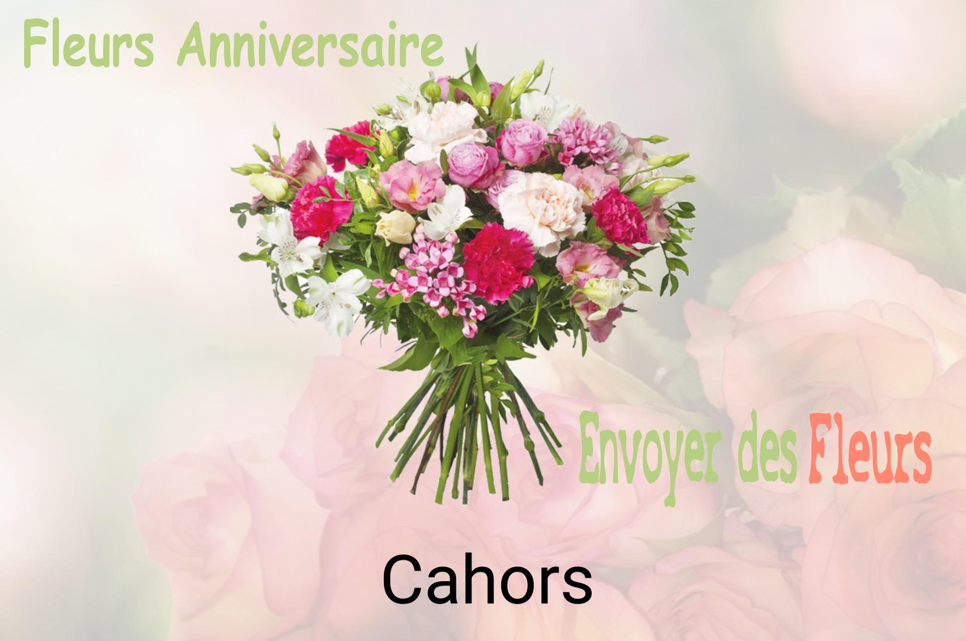 Bouquet de fleurs d’anniversaire livré à Cahors