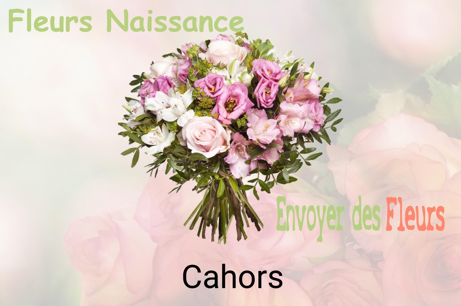Bouquet de fleurs de naissance livré à Cahors